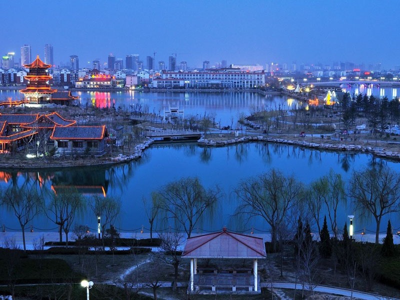 东昌湖冬景